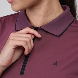 Shires Aubrion React Sleeveless Tech Polo (Mauve)