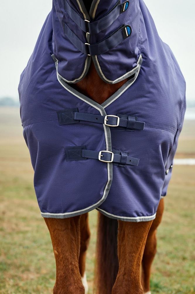 Weatherbeeta Comfitec Tyro Turnout Combo - 220g (Navy/Charcoal)