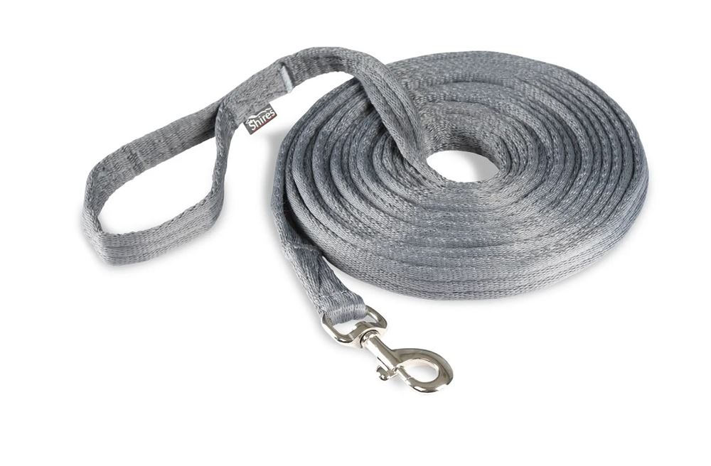 Shires Wessex Cushion Web Lunge Line (Grey)