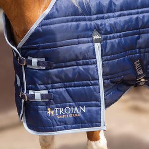 Gallop Trojan 300g Stable Rug (Navy/Grey Bindings)