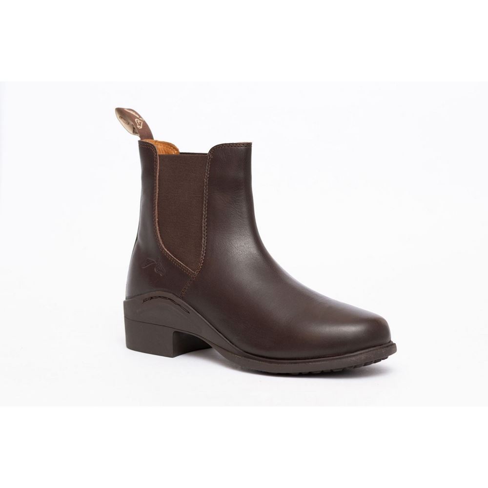 Gallop Childs Elegance Leather Jodhpur Boot (Brown)