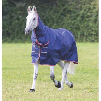 Shires Typhoon 100 Combo Turnout Rug (Navy)