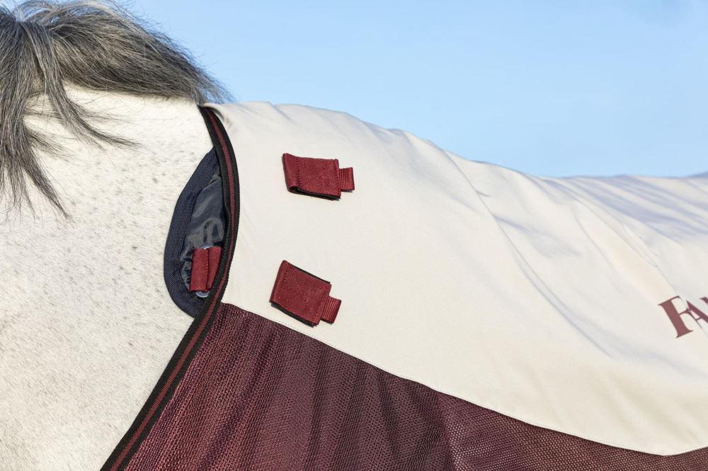 Rambo Summer Series Turnout (Grey/Burgundy, Black & Burgundy)