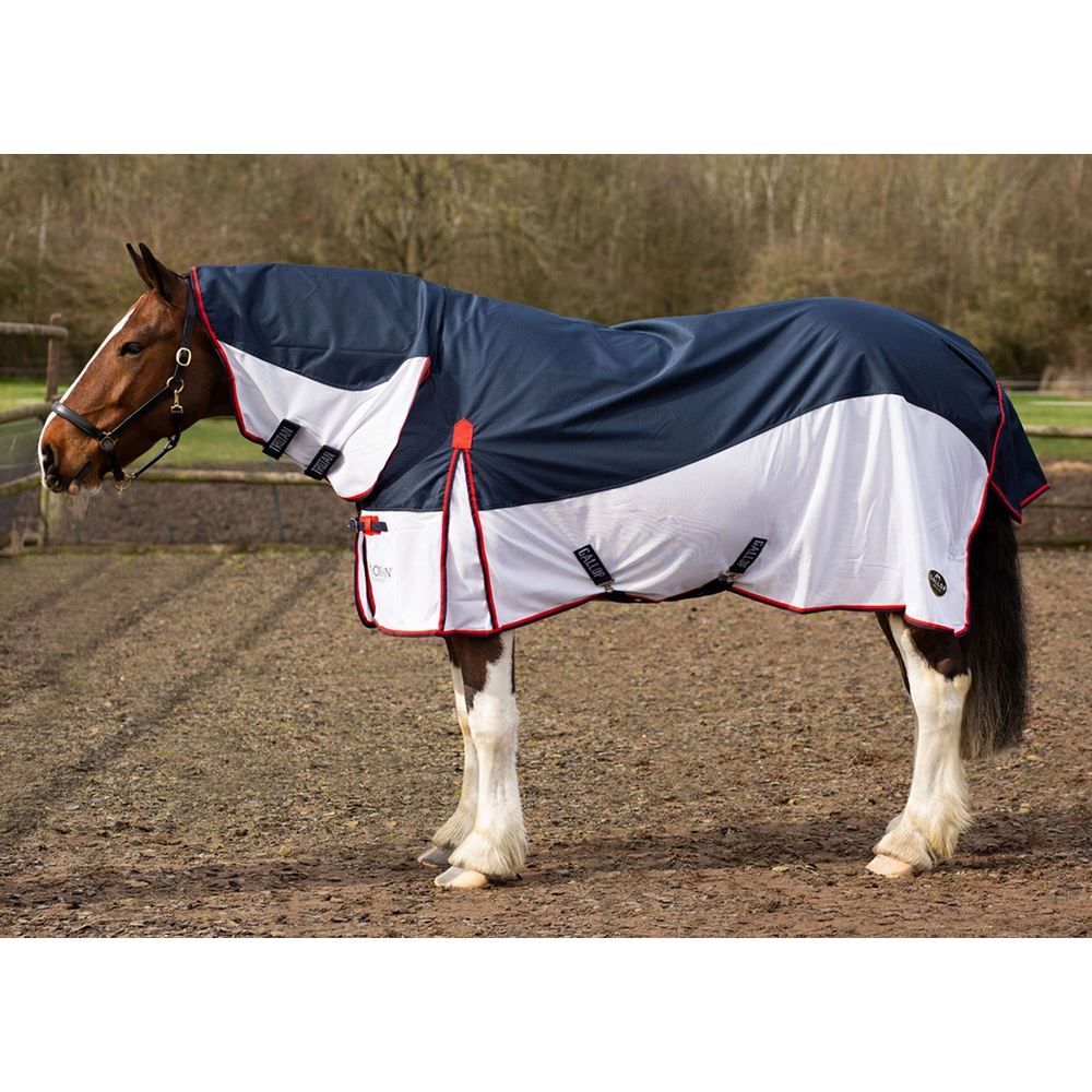 Gallop Trojan Fly Turnout Combo (Navy/White)