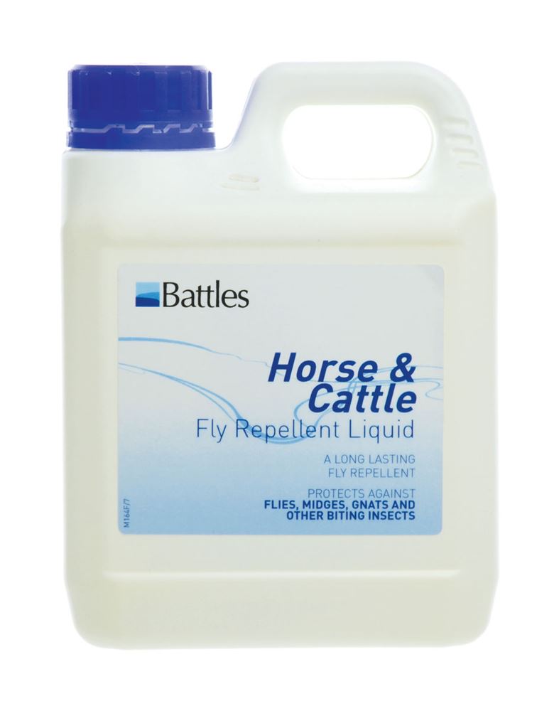 Battles Horse & Cattle Fly Repellent Liquid - 1 Litre