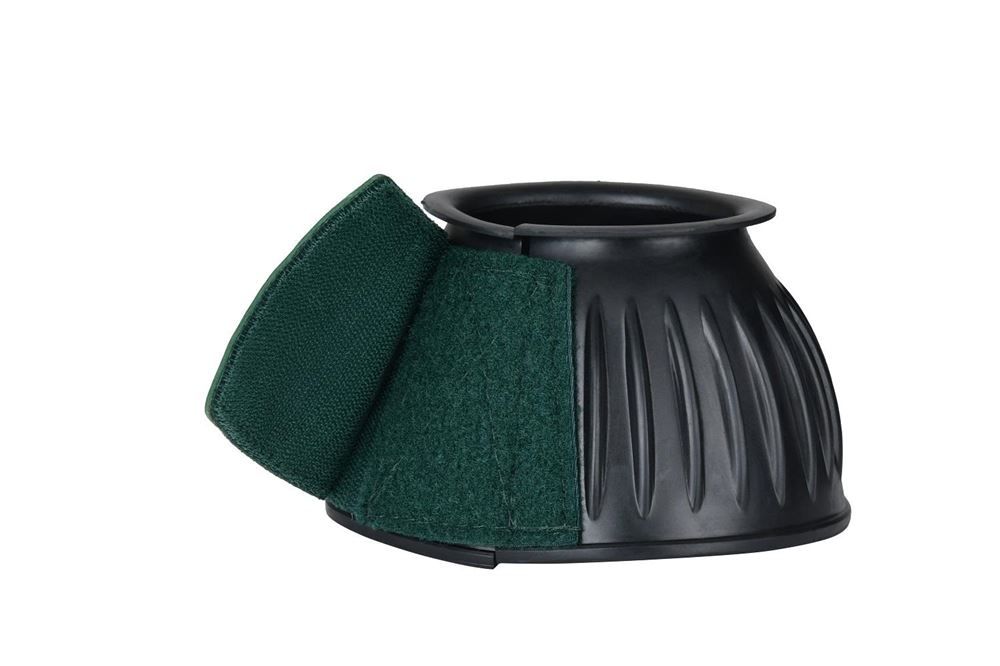 Weatherbeeta Tough-Tec Prime Rubber Bell Boots (Black/Forest Green)