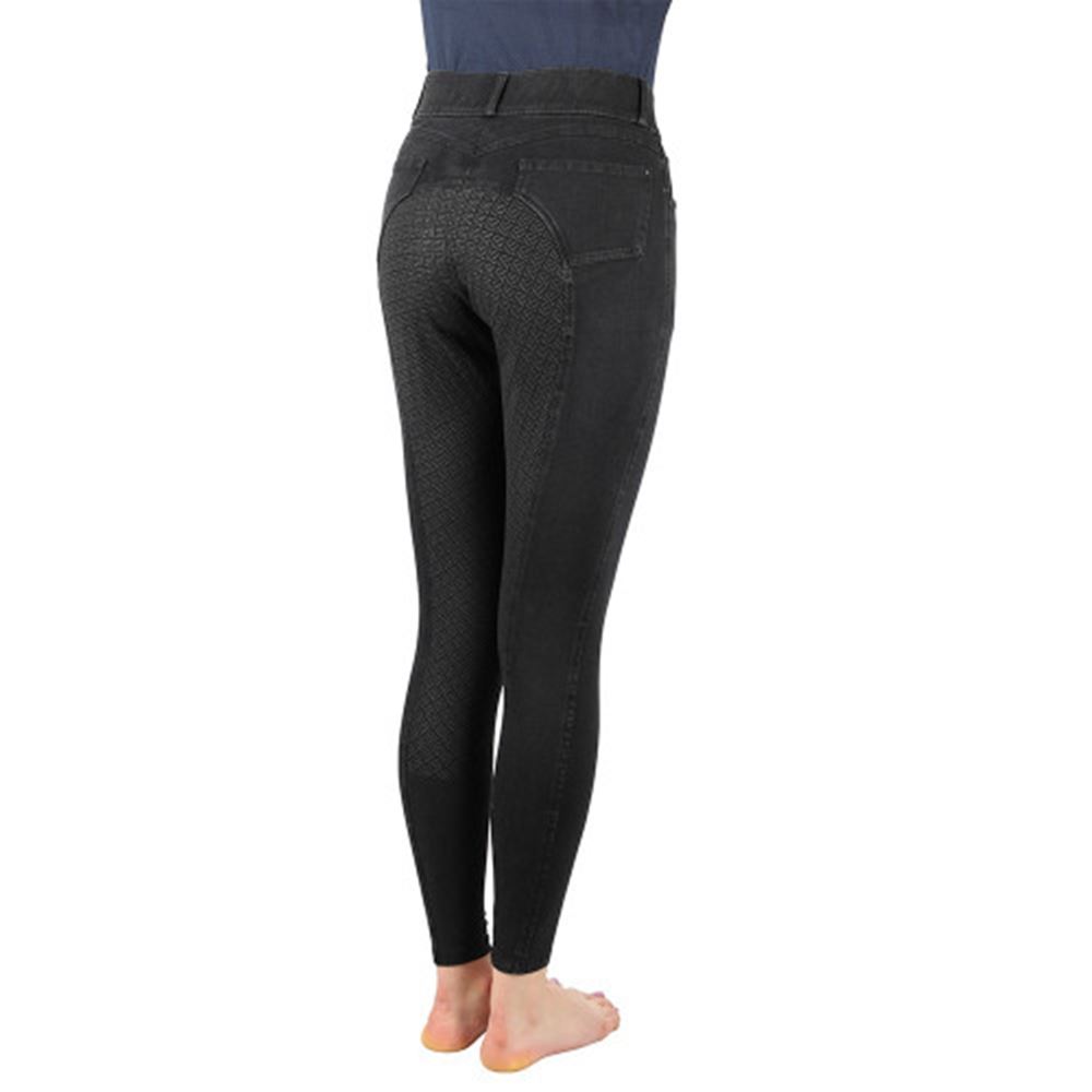 Hy Equestrian Elevate Denim Breeches (Black)