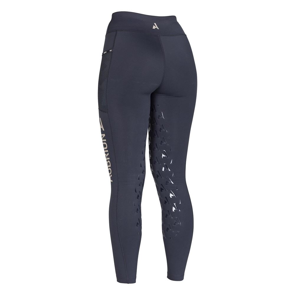 Shires Aubrion React Non-Stop Riding Tights (Shadow)