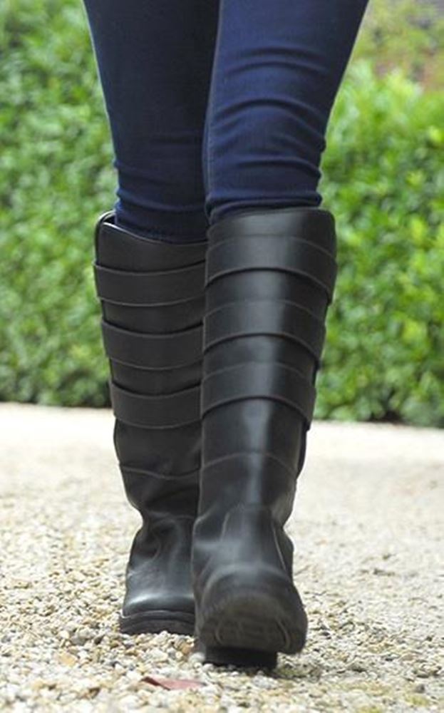 Rhinegold Elite Adults Colorado Country Boot (Black)