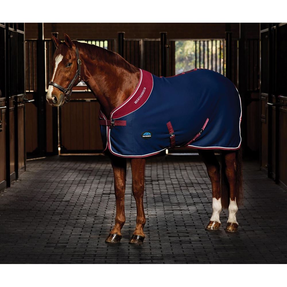 Weatherbeeta Opulence Show Sheet Standard (Navy/Burgundy)