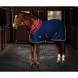 Weatherbeeta Opulence Show Sheet Standard (Navy/Burgundy)