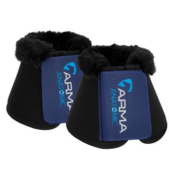 Shires ARMA SupaFleece Neoprene Over Reach Boots (Navy)