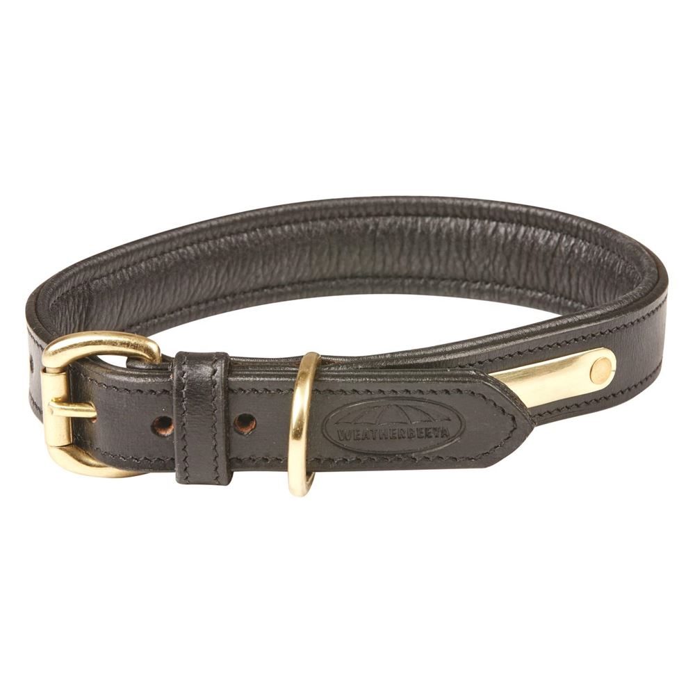 Weatherbeeta Padded Leather Dog Collar (XLarge)
