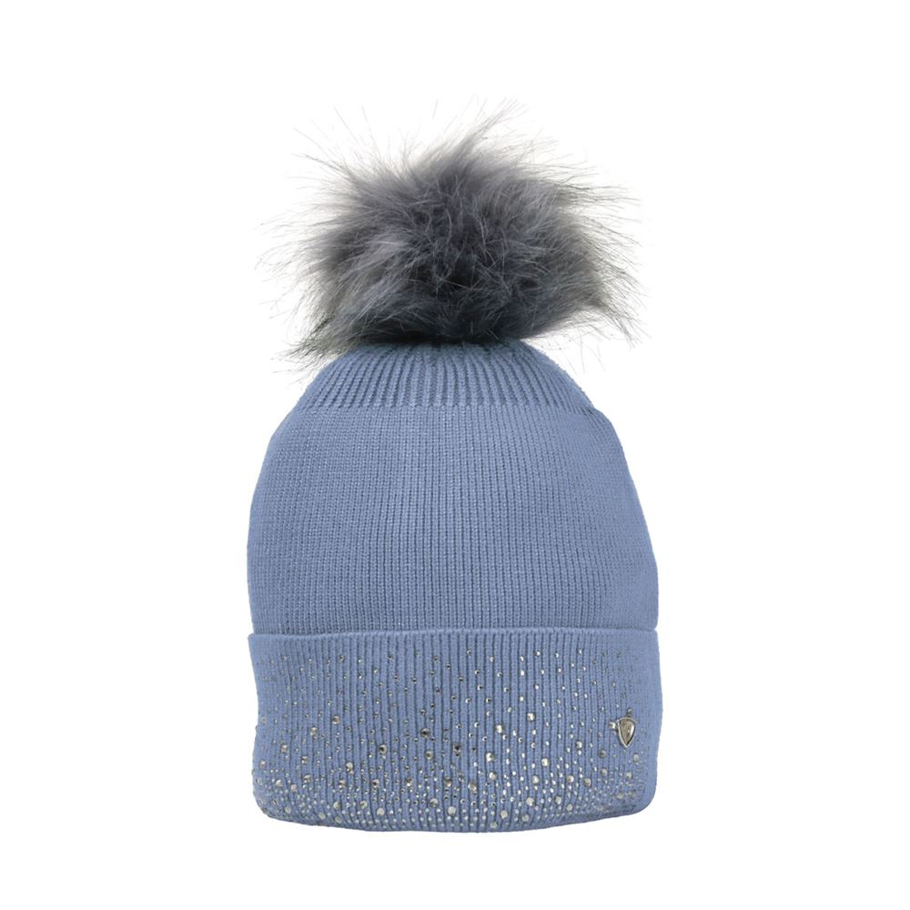 Hy Equestrian Synergy Diamante Bobble Hat (Riviera)