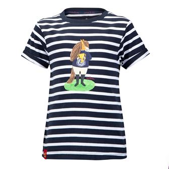 Shires Winnie & Me T-Shirt (Navy Stripe)