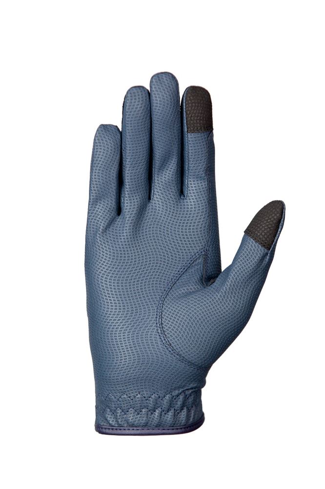 Hy Equestrian Sparkle Touch Riding Gloves (Navy)