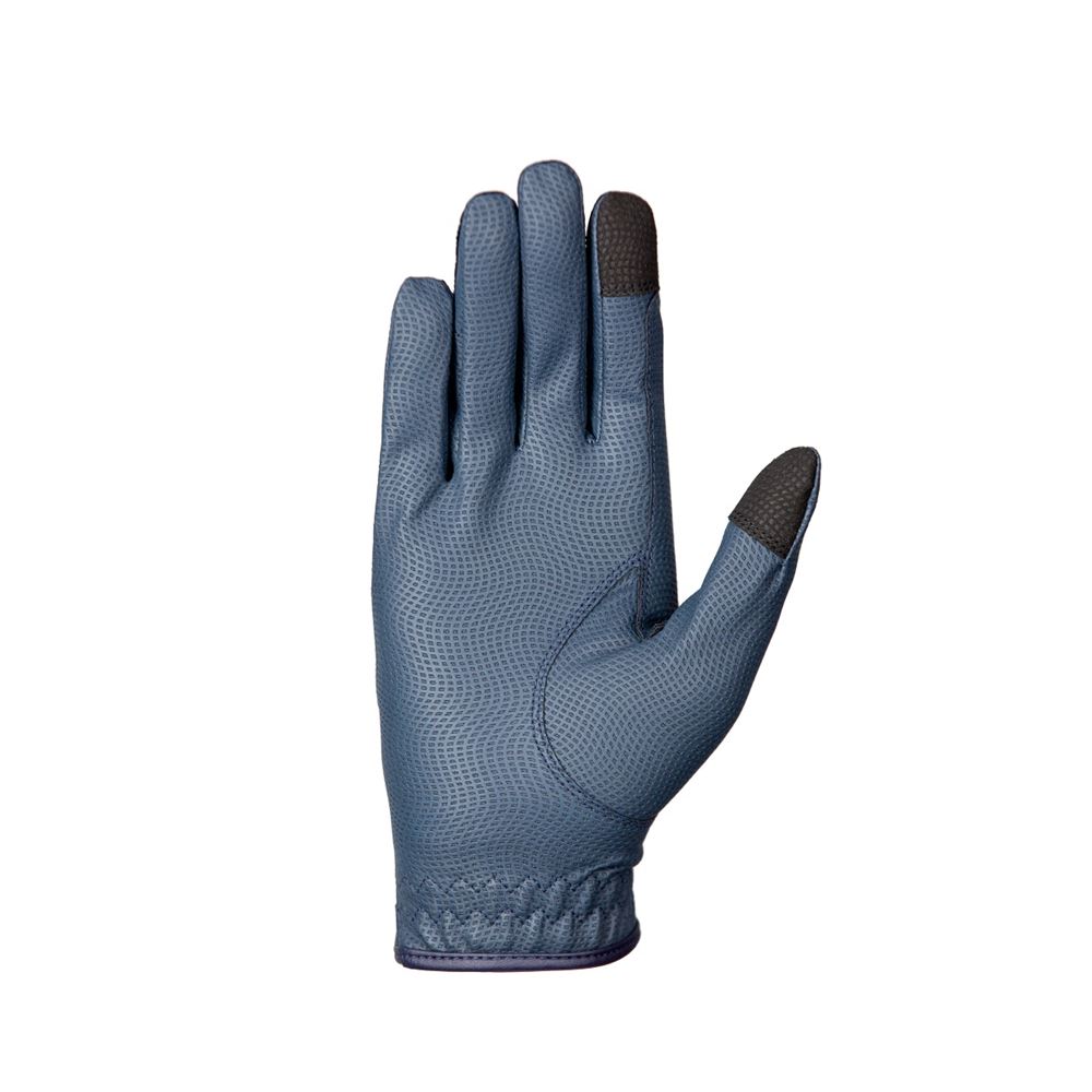 Hy Equestrian Sparkle Touch Riding Gloves (Navy)
