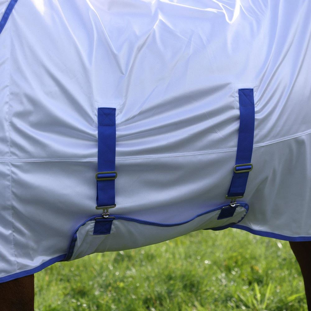 Shires Tempest Original Fly Rug & Neck Set (White)