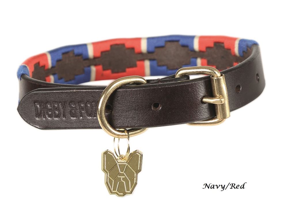 Shires Digby & Fox Drover Polo Dog Collar, M - XXL