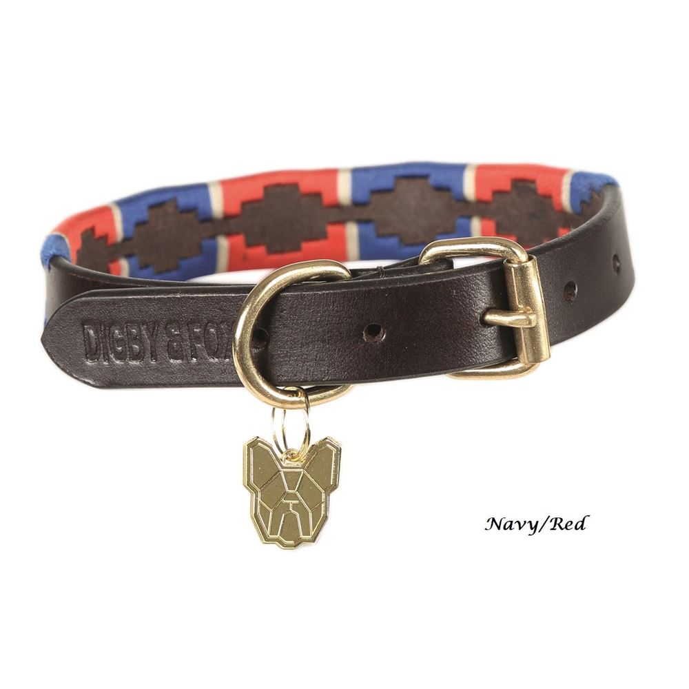 Shires Digby & Fox Drover Polo Dog Collar, M - XXL