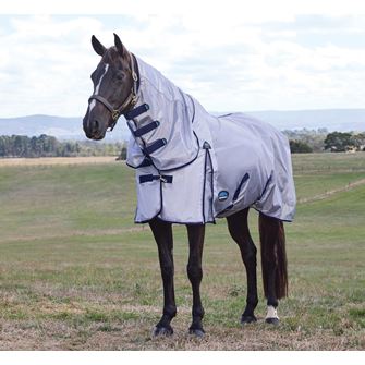 Weatherbeeta Comfitec Hexi-Shield Fly Sheet Combo (Silver/Navy/White)