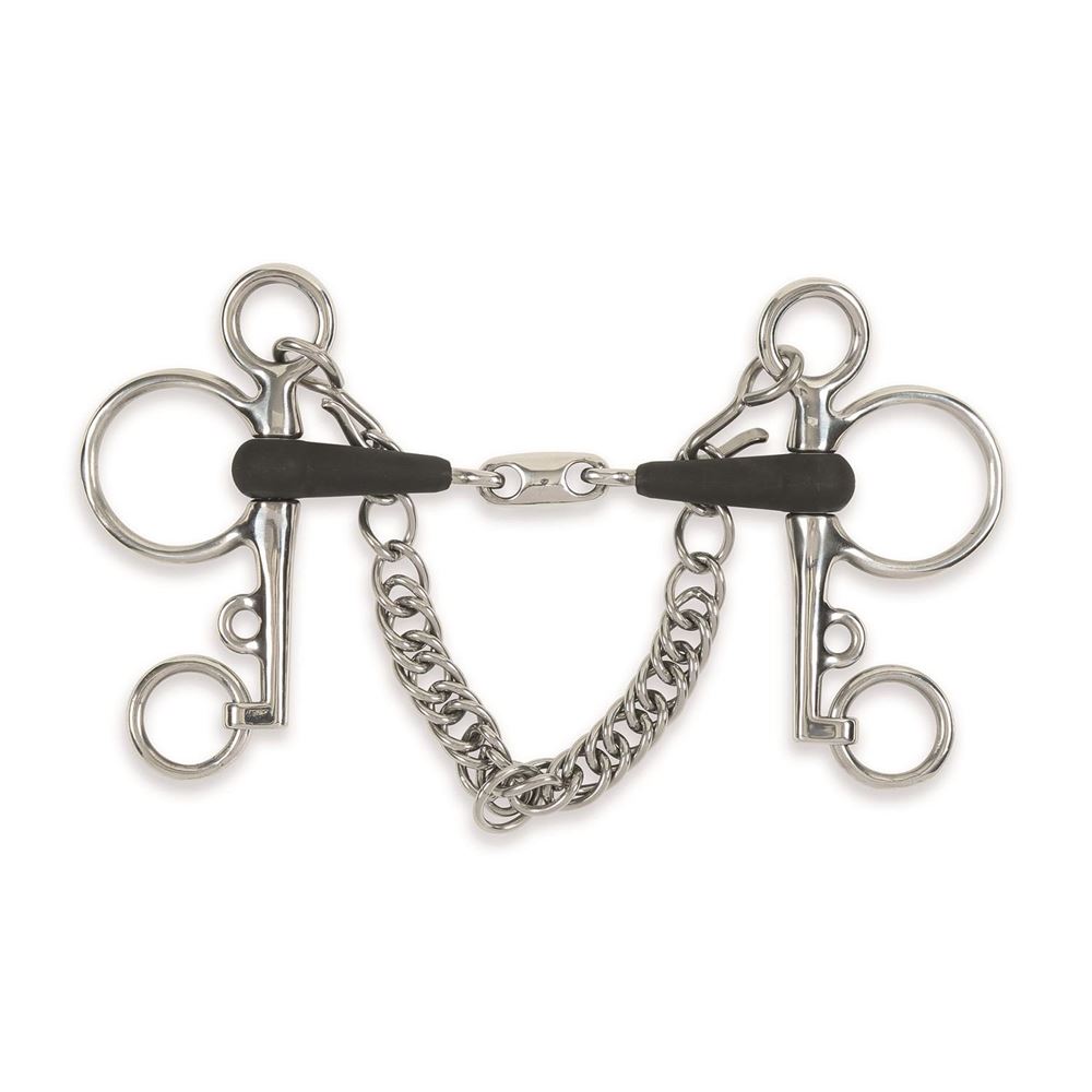 Shires EquiKind+ Pelham Peanut link Bit