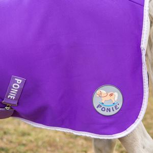 Gallop Ponie Purple Jersey Cooler Rug