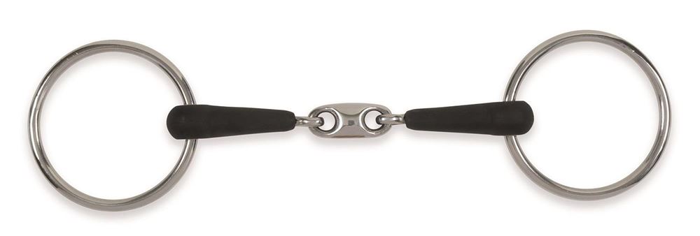 Shires EquiKind+ Loose Ring Peanut link Bit