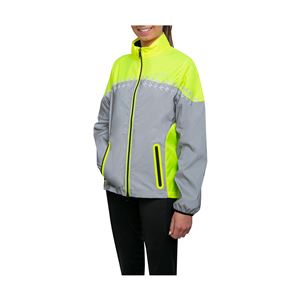 Hy Equestrian Silva Flash Lightweight Duo Reflective Jacket (Yellow/Reflective Silver)