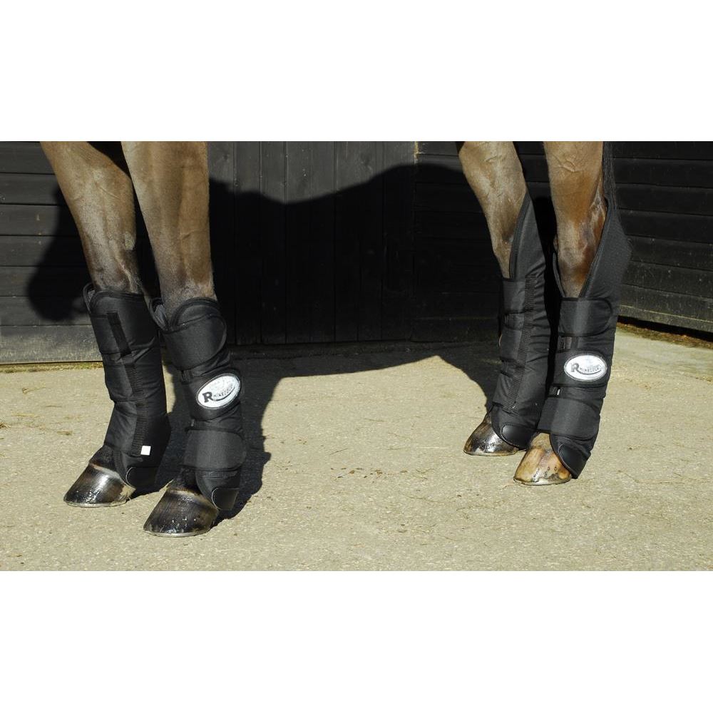 Rhinegold Ripstop Full Length Travel Boots - Set Of 4 (Black)