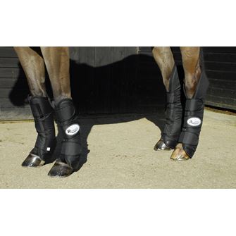 Rhinegold Ripstop Full Length Travel Boots - Set Of 4 (Black)