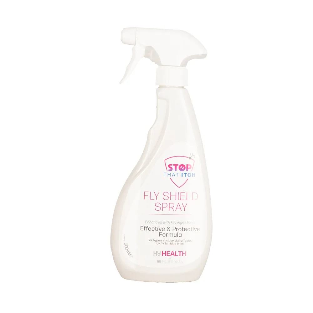 HyHEALTH STOP THAT ITCH! Fly Shield Spray by Hy Equestrian (500ml)