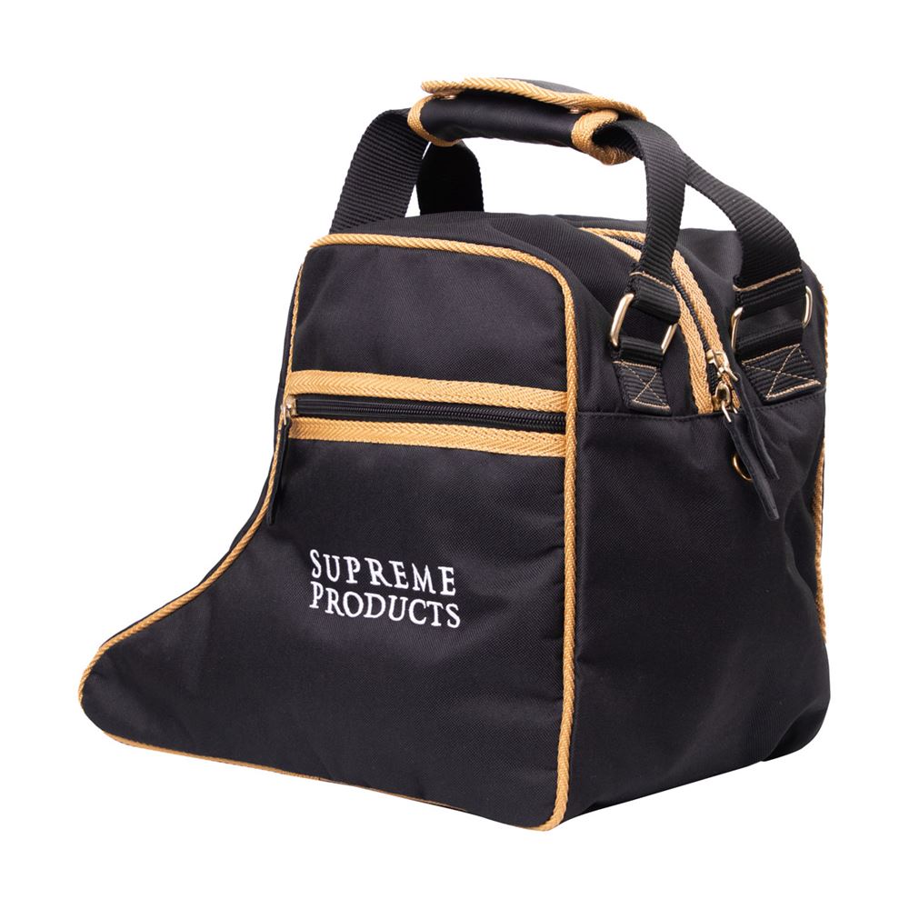 Supreme Products Pro Groom Jodhpur Boot Bag (Black/Gold)