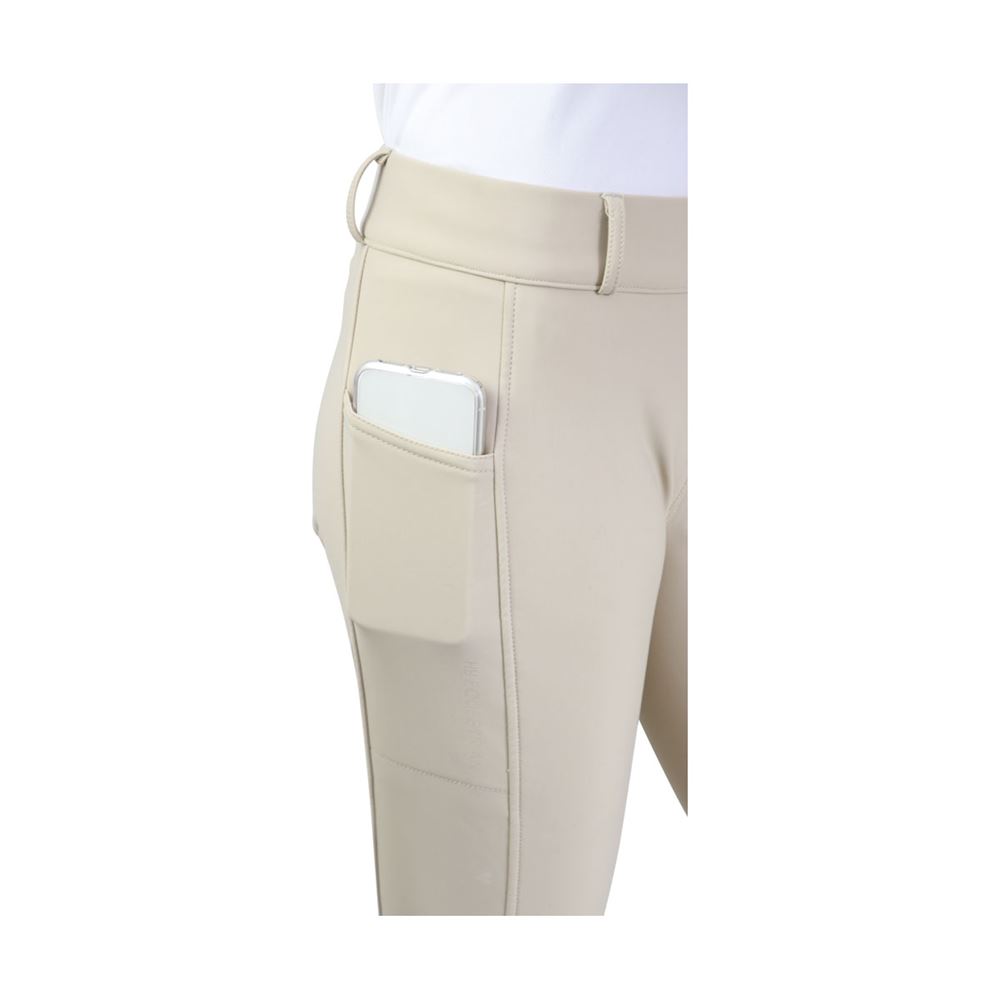Hy Equestrian Glacial Softshell Riding Tights (Beige)