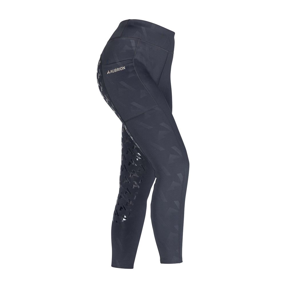 Shires Aubrion React Winter Riding Tights (Shadow)