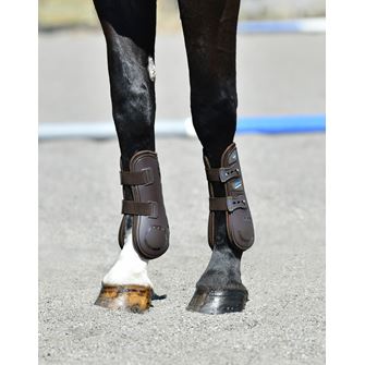 Weatherbeeta Tough-Tec Essential Open Front Boots (Brown)