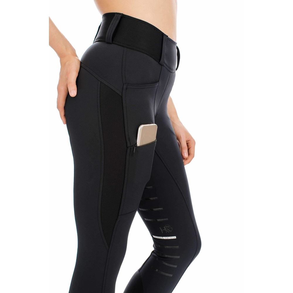 Horseware Ireland Hybrid Aqua Pull-Up Breeches (Black)