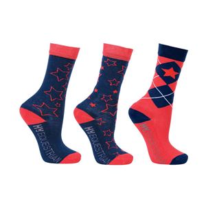 Hy Equestrian Stella Children's Socks (3 pack)