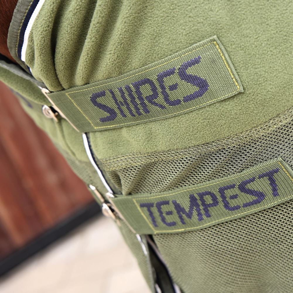 Shires Tempest Original Fleece/Mesh Cooler (Khaki)
