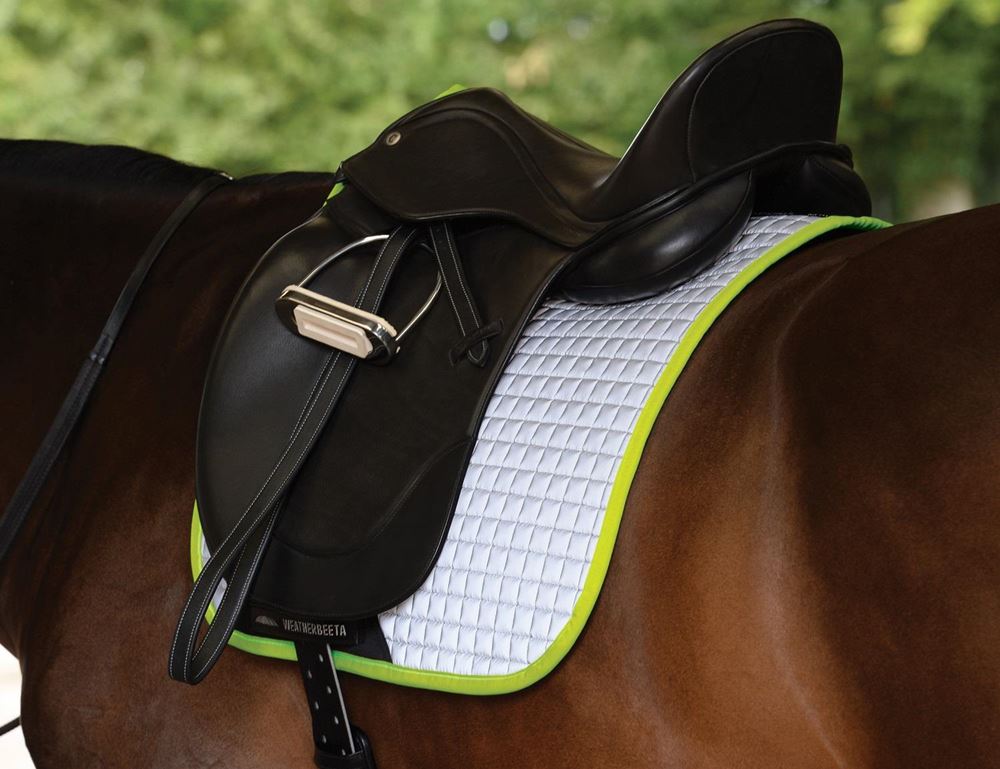 WeatherBeeta Reflective Prime Dressage Saddle Pad
