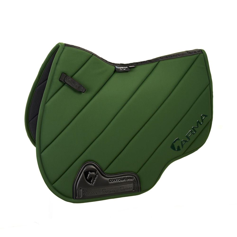 Shires Arma Eltar Euro Cut Saddlecloth (Green)