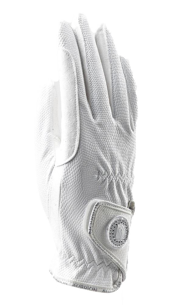 Shires Aubrion Aachen FlexFit Adults Riding Gloves (White)