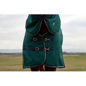 Weatherbeeta Comfitec Plus Dynamic Turnout Detach-A-Neck - 220g (Forest Green/Navy)