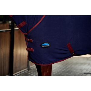 Weatherbeeta Anti-Static Fleece Cooler Combo (Navy/Burgundy)