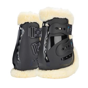 Shires ARMA Carbon Pro SupaFleece Fetlock Boots (Black)
