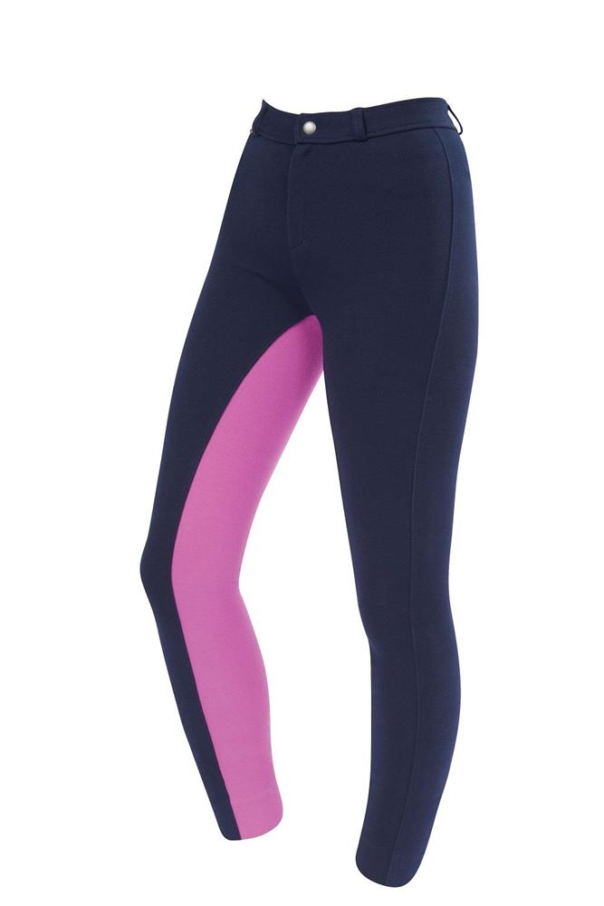 Saxon Warm Up Cotton Euro Seat Ladies Jodhpurs