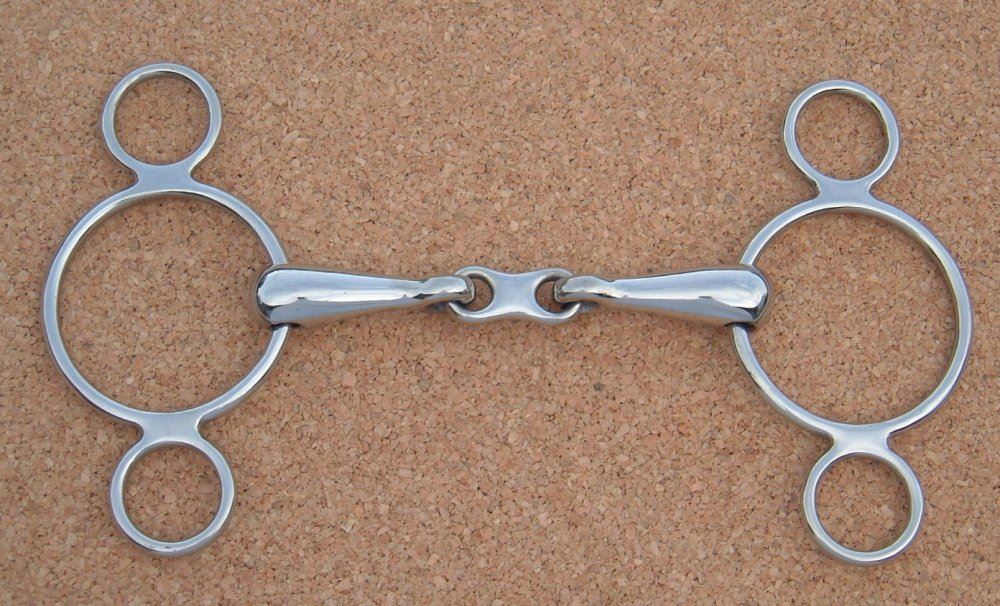 3 Ring Continental French Link Snaffle