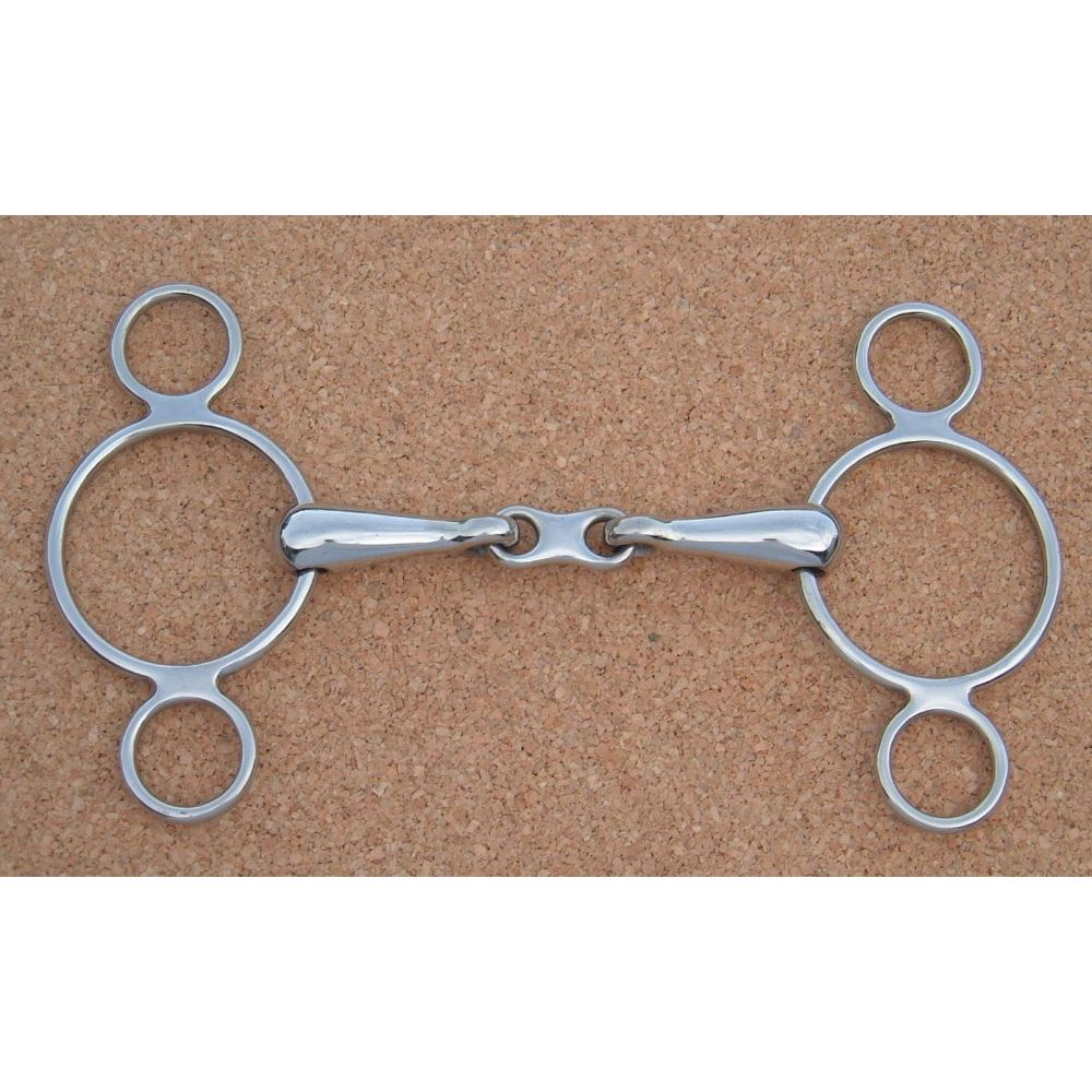 3 Ring Continental French Link Snaffle