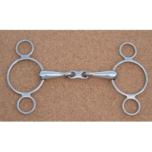 3 Ring Continental French Link Snaffle
