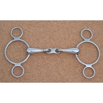 3 Ring Continental French Link Snaffle